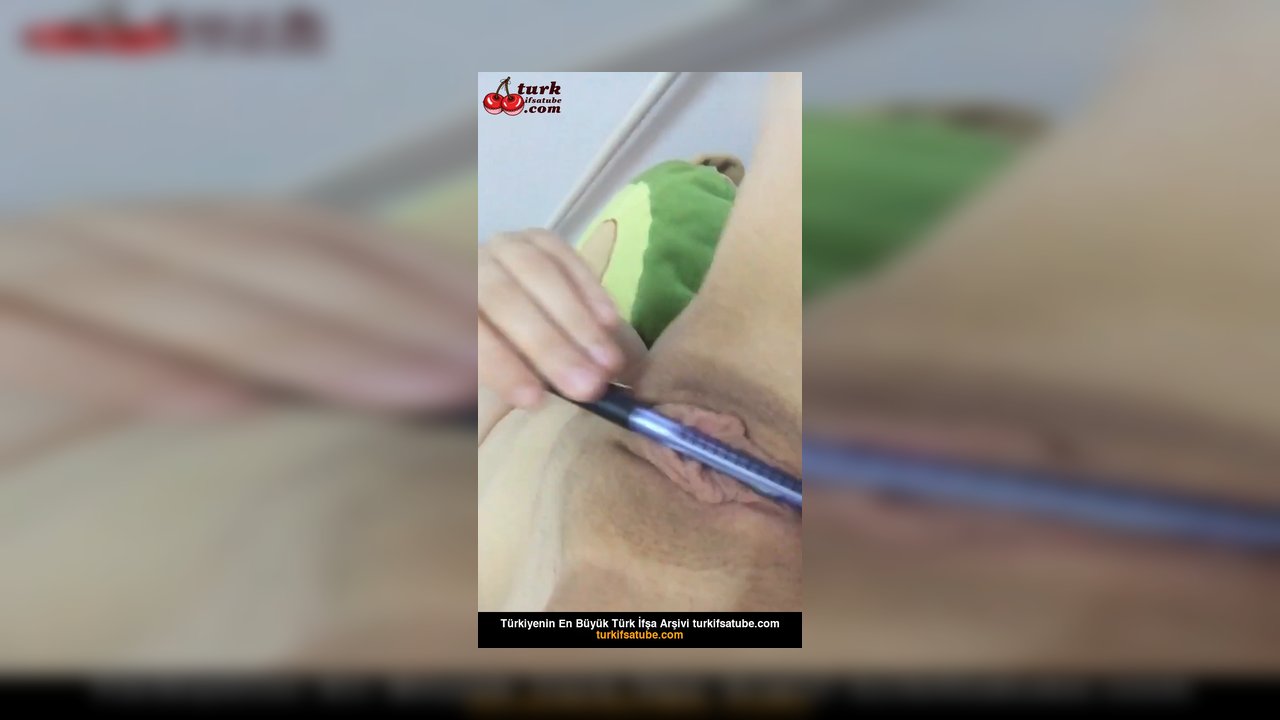 Türbanlı ifşa Lames göt deliğine kalem soktu - Video İzle