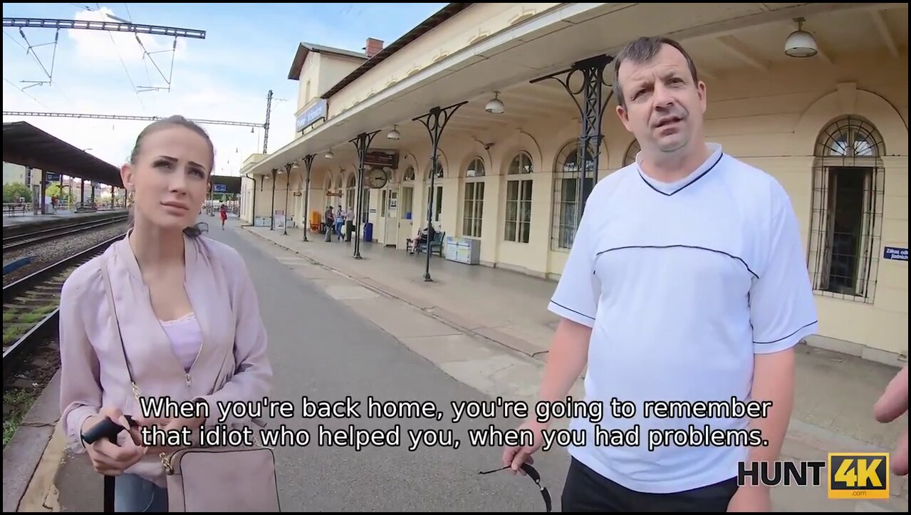 HUNT4K Lucky hunter fucks wonderful young lady for a lot of money 18 Sex Porn XXX