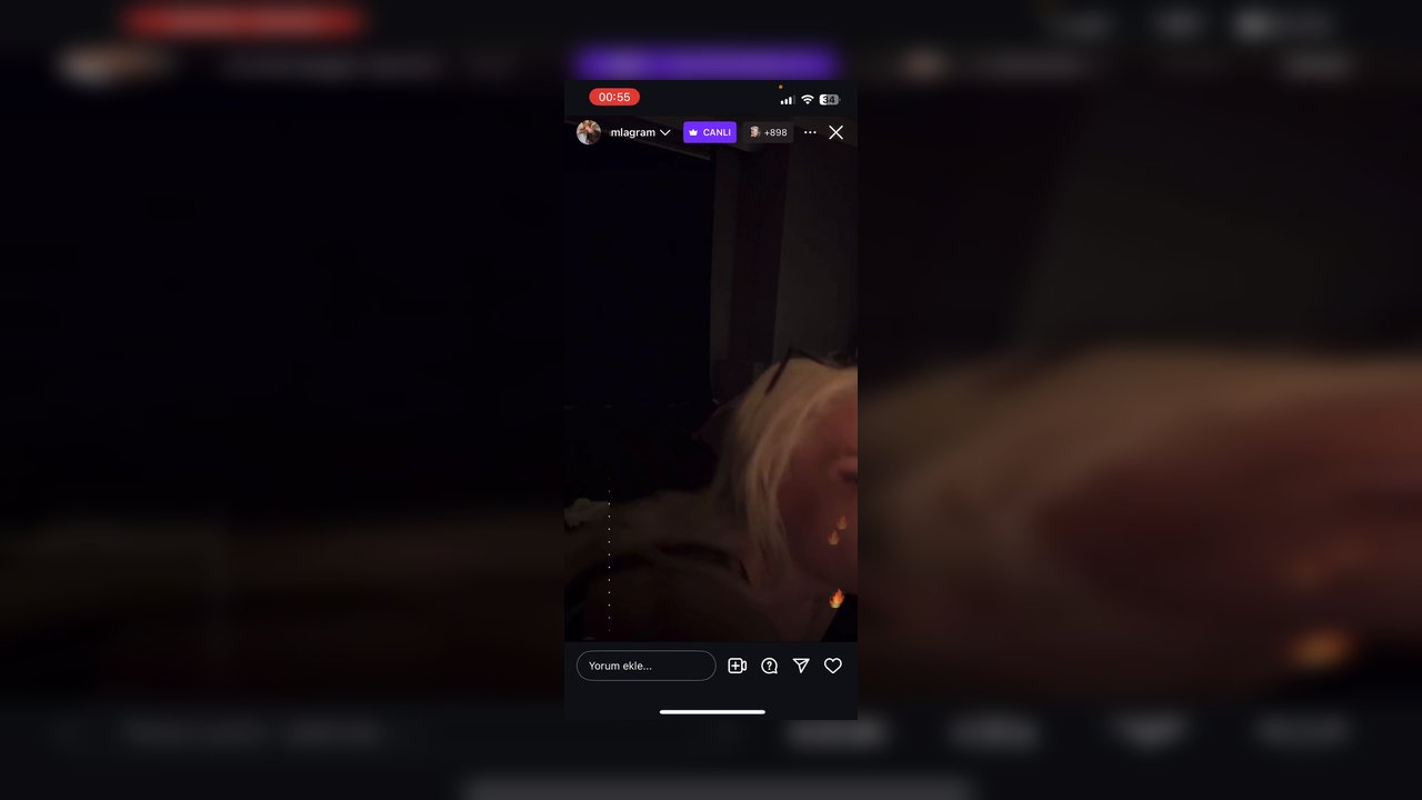 Damla Ekmekçioğlu canlı yayın videoları part 3