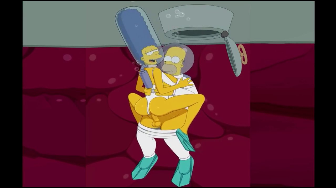 The Simpsons - Marge and Homer xxx fuck under the sea (1).mp4