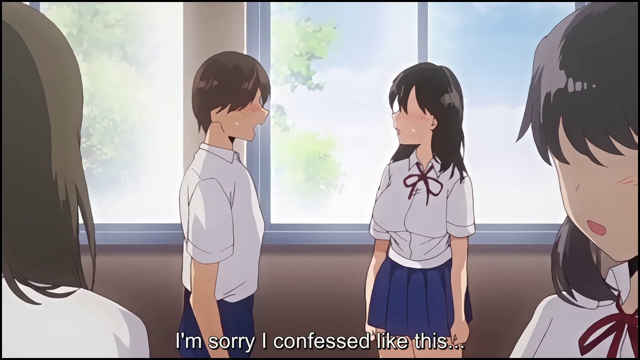 Library Girl 2 - Busty hentai teen skips class to fuck janitor in library (1).mp4