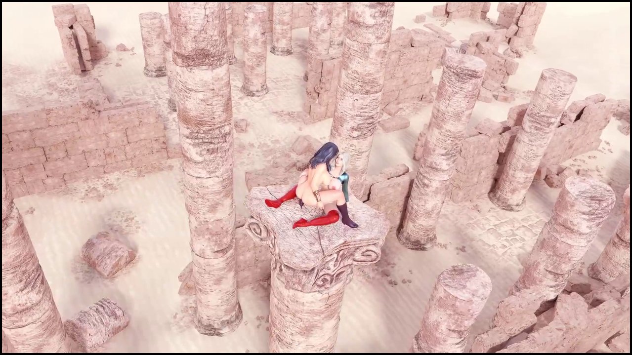 Girl vs. Goddess - Futanari Supergirl fucks Wonder Woman in pussy and ass (1).mp4