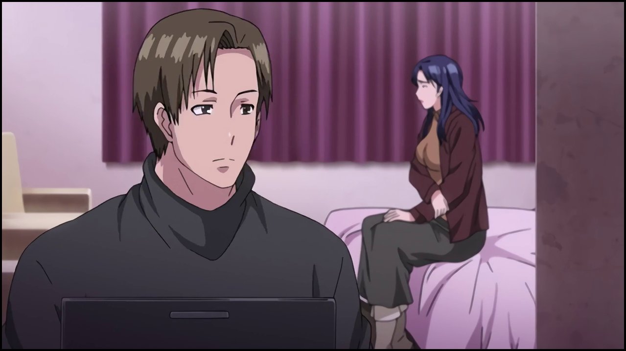 Mesu Saga Persona - Cheating hentai housewife gets filmed in hotel gangbang (1).mp4