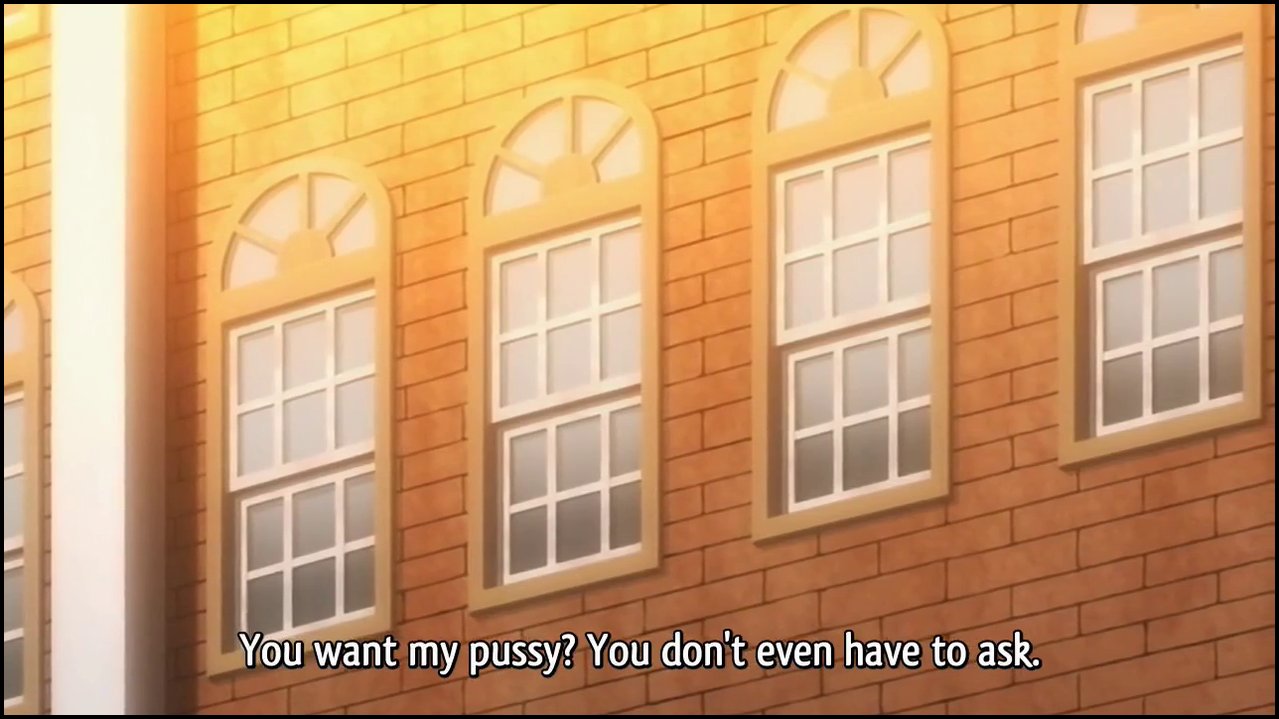 Kyonyuu Reijou MC Gakuen 2 - Two hentai teens with huge tits give a double blowj.mp4