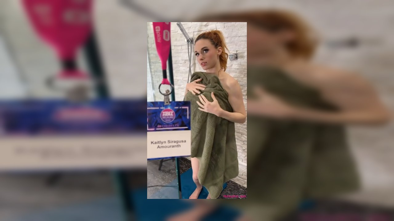 OnlyFans 2024 Amouranth First Ever Fucking Wet In The Shower Latest Leaked hornybutt.com