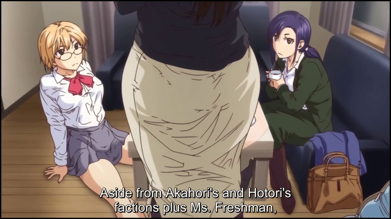 Harem Cult 3 - Hentai schoolgirl with strapon pegs dude in 3some (1).mp4