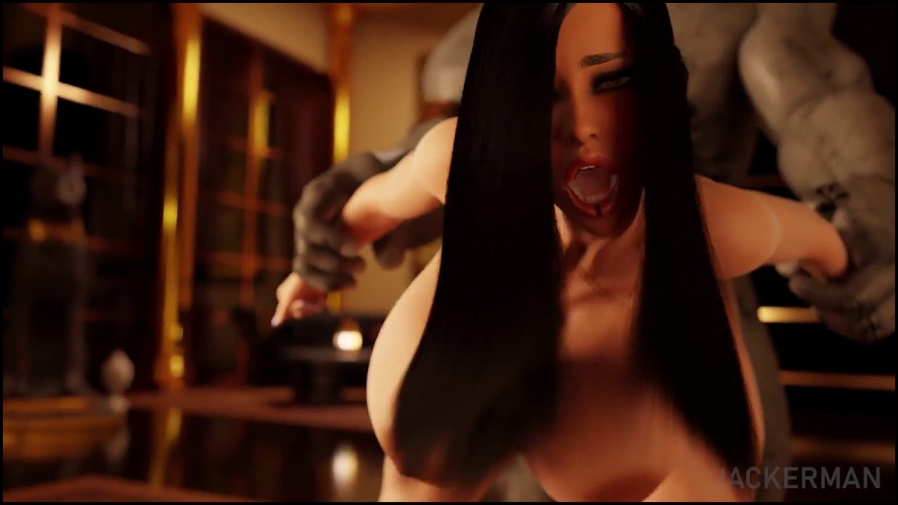 Sadira's Blessing - Queen with busty curves fucked rough by huge dick minotaur (.mp4