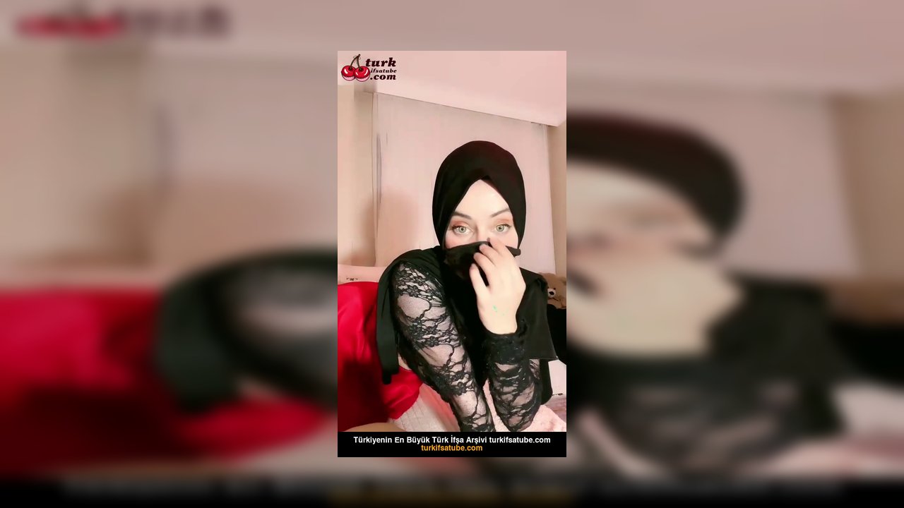 Türbanlı Boncuk ifşa Kırmızı jartiyerli yayın yaptı - Video İzle.mp4