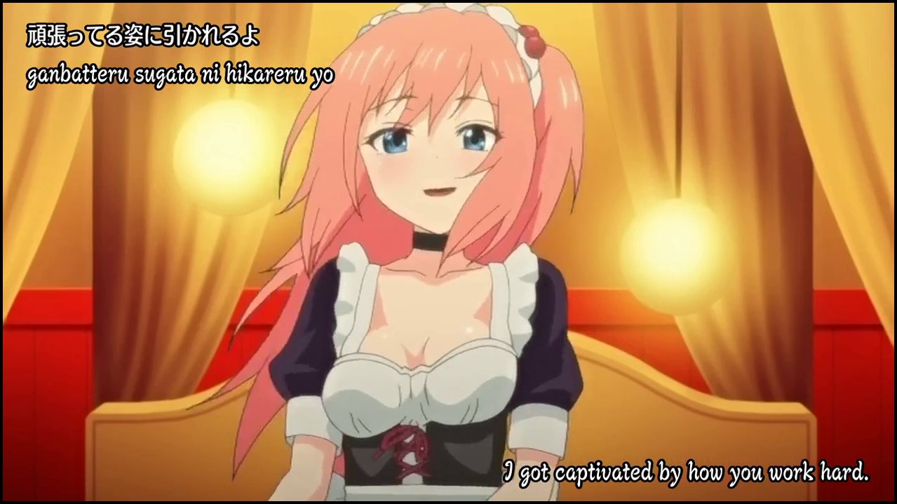 Lovely Heart 1 - Slutty hentai teen girl sucks virgin teacher's dick under table.mp4