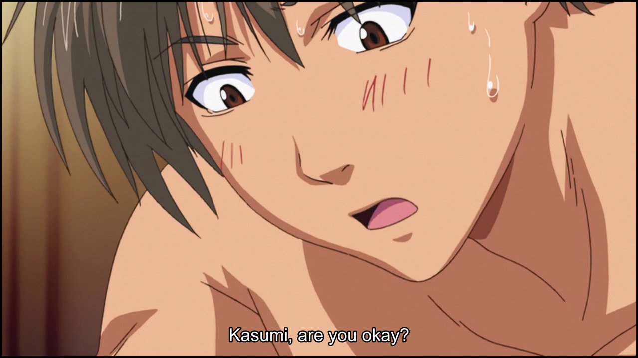 First Love 1 - Naughty hentai sister walks in on brother having shower and sucks.mp4