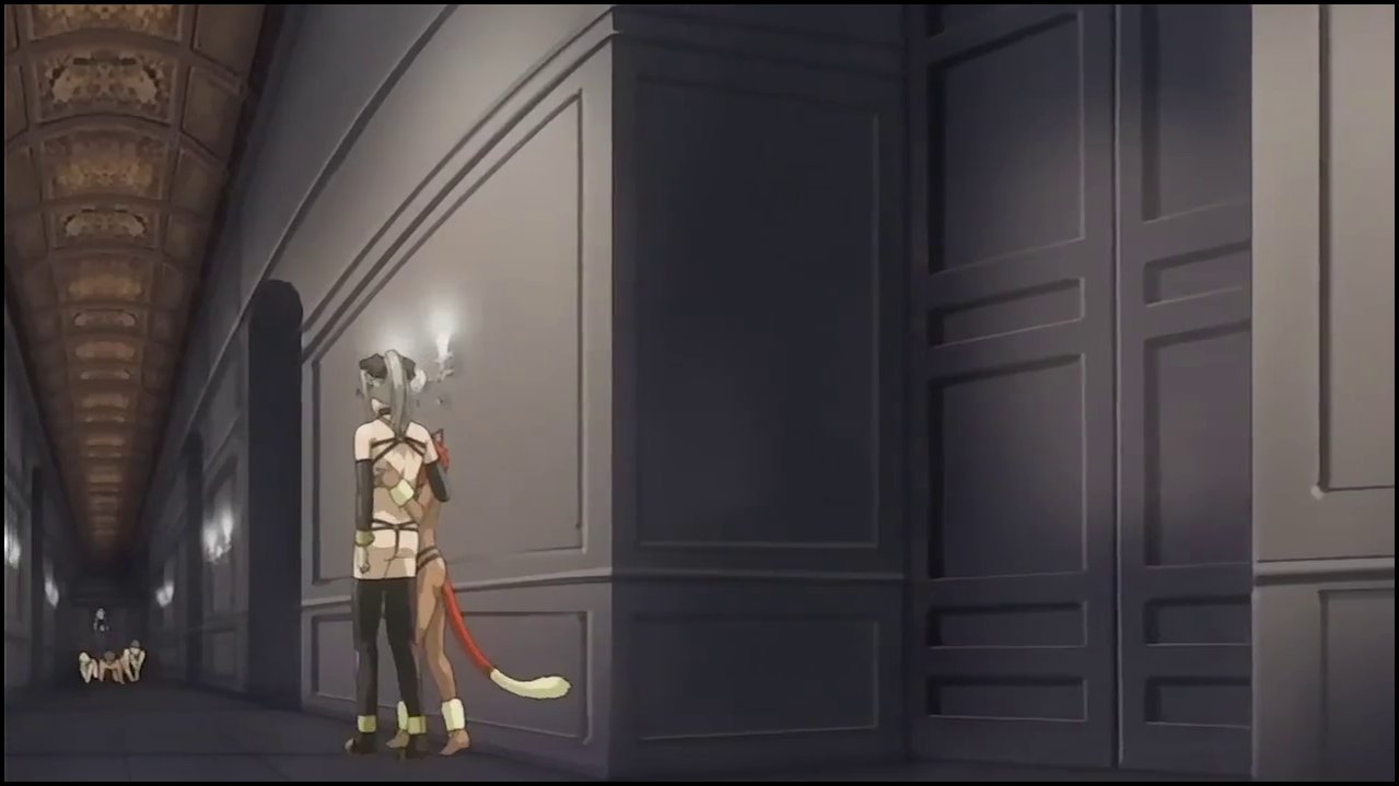 Huge demon impales Princess Lilia and catgirl with huge cocks (1).mp4