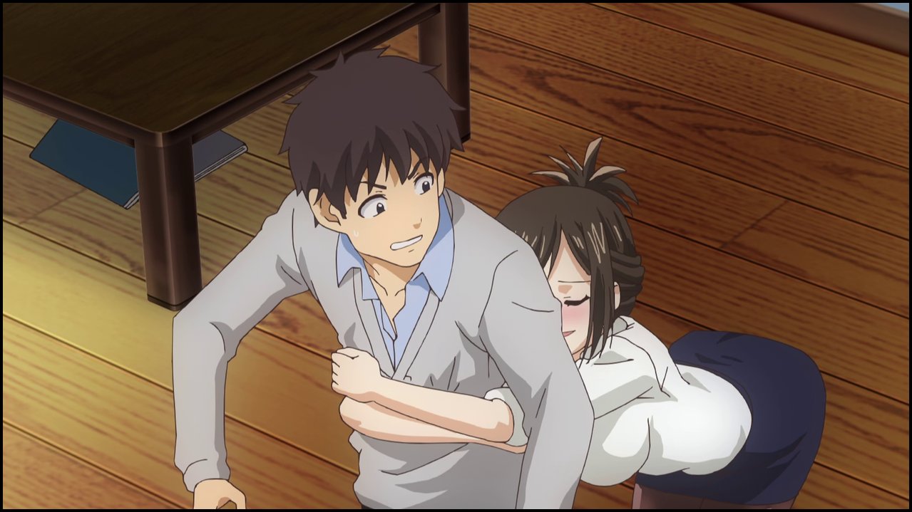 Why the Hell are You Here Teacher!？ 3 (uncensored ecchi anime) - Student kisses .mp4