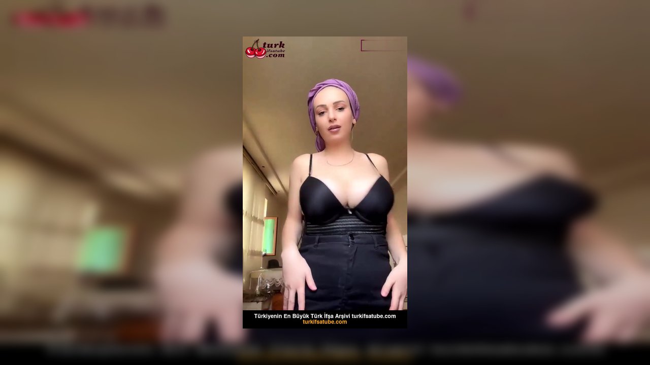 Türbanlı Biricik ifşa Gündüz duştan çıkıp yayın açtı - Video İzle