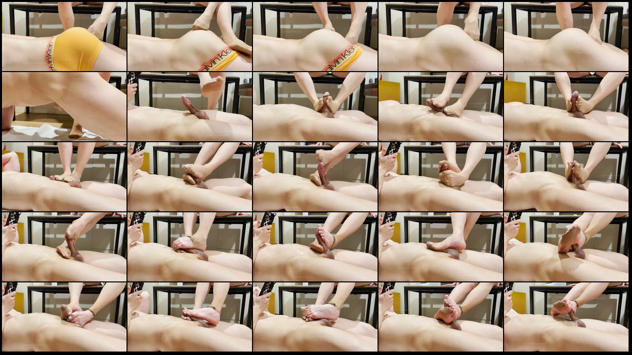 韓国女王Vol.324「footjobmin」足フェチ向け最高傑作の足コキ(足交) Sample Photo-1