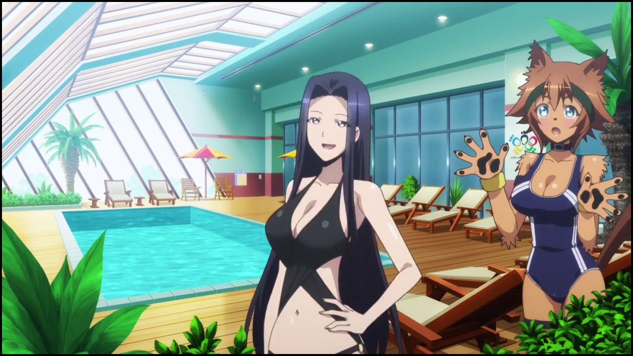 Monster Musume OVA 1 - Sexy monster girls go for a trip to the gym (1).mp4