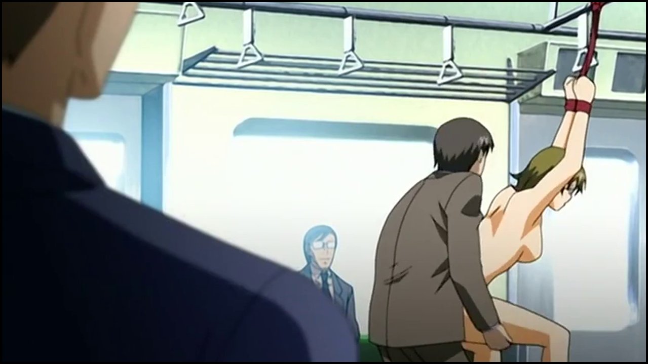 Sex In The Subway 1 - Busty hentai bitch in glasses gets fucked deep on train wh.mp4