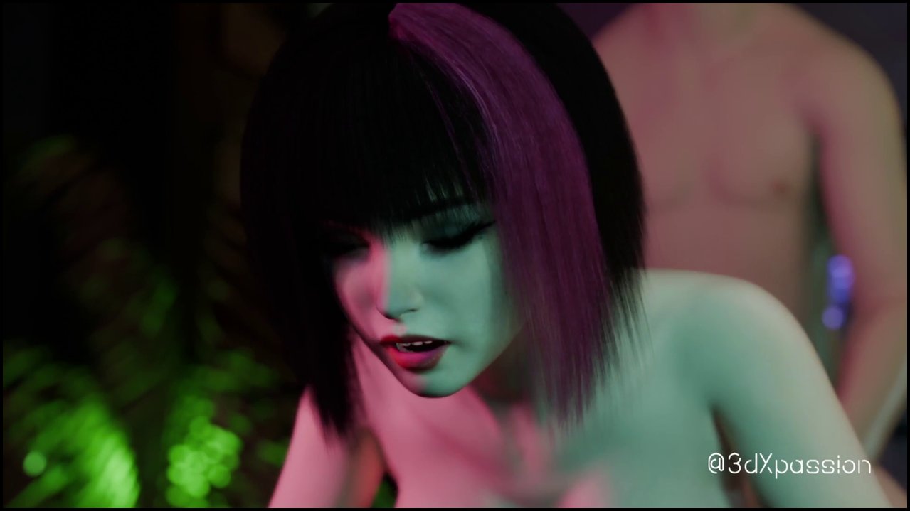 Nexus 3 Neon Dreams - Cyberpunk sex with busty brunette robot with round ass (1).mp4