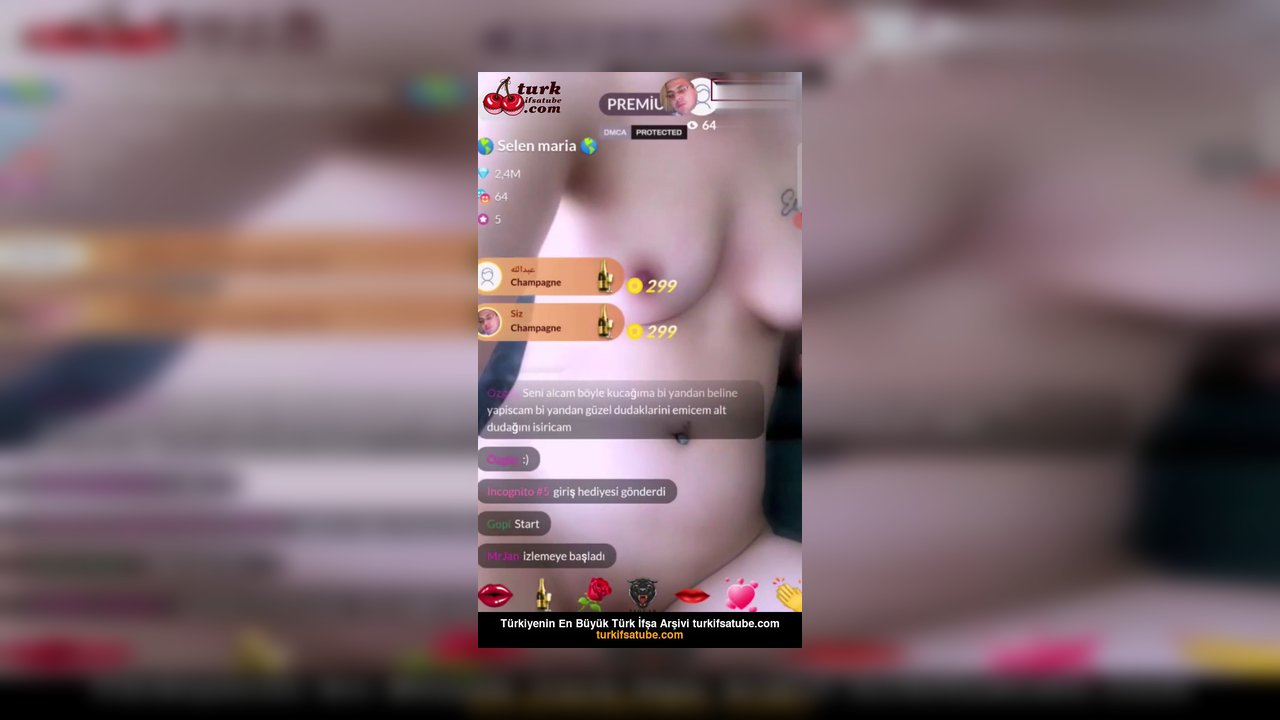 Selen Maria ifşa Nude yayında memelerini tokatladı - Video İzle