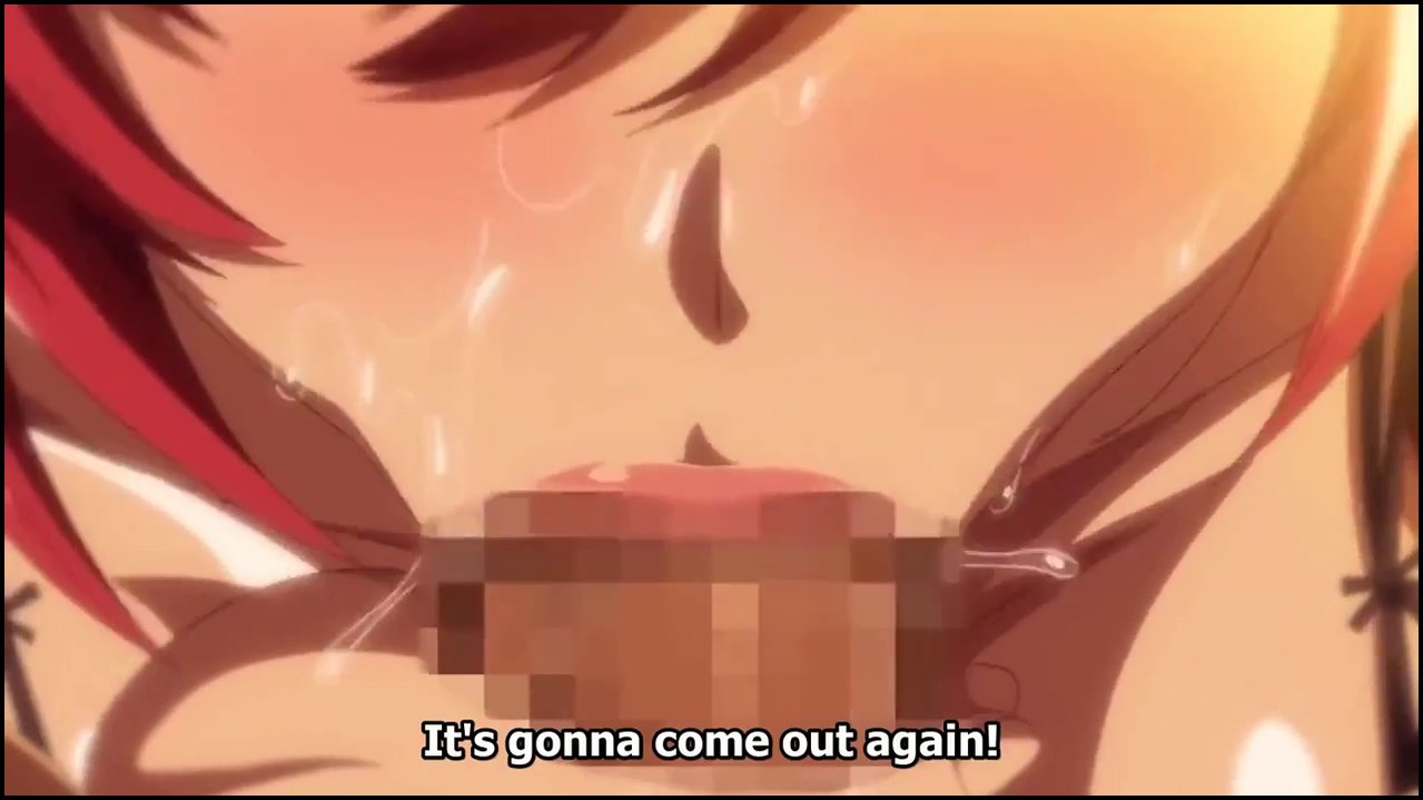 First Love Time 1 - Sexy hentai student thanks nerd with sloppy blowjob (1).mp4