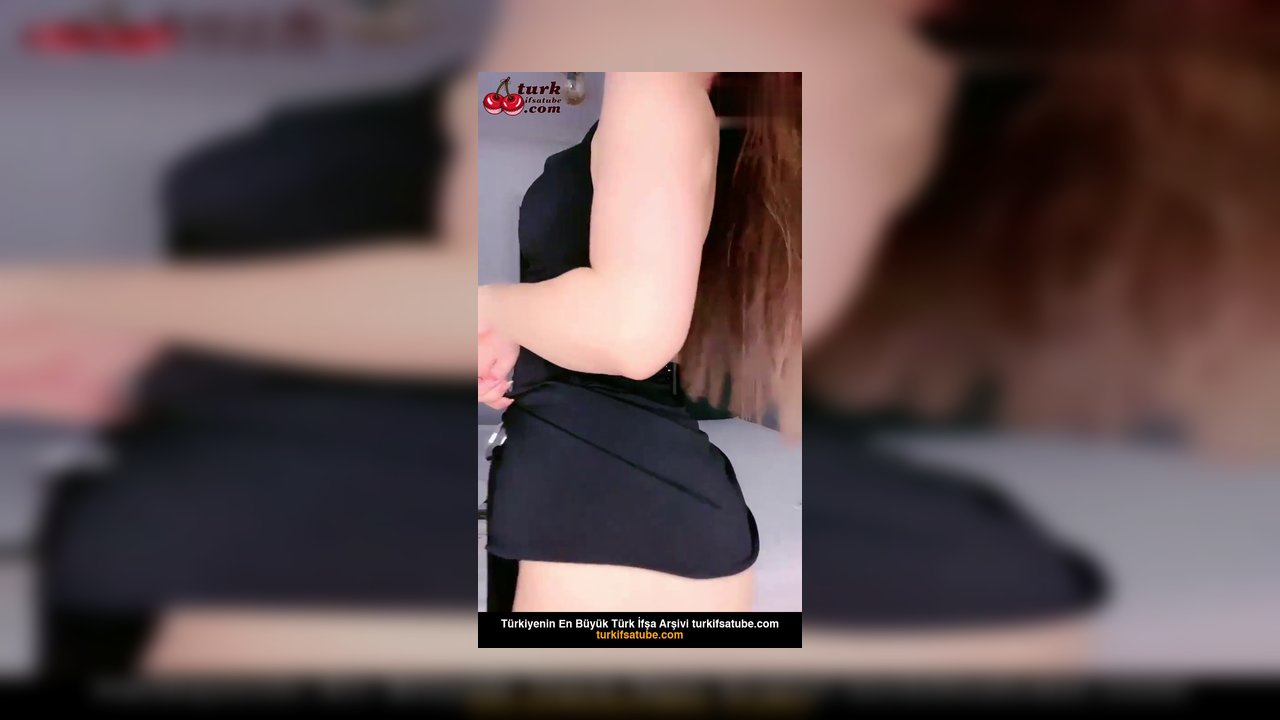 Tango Beril ifşa Türk lolita siyah gecelikle yayında