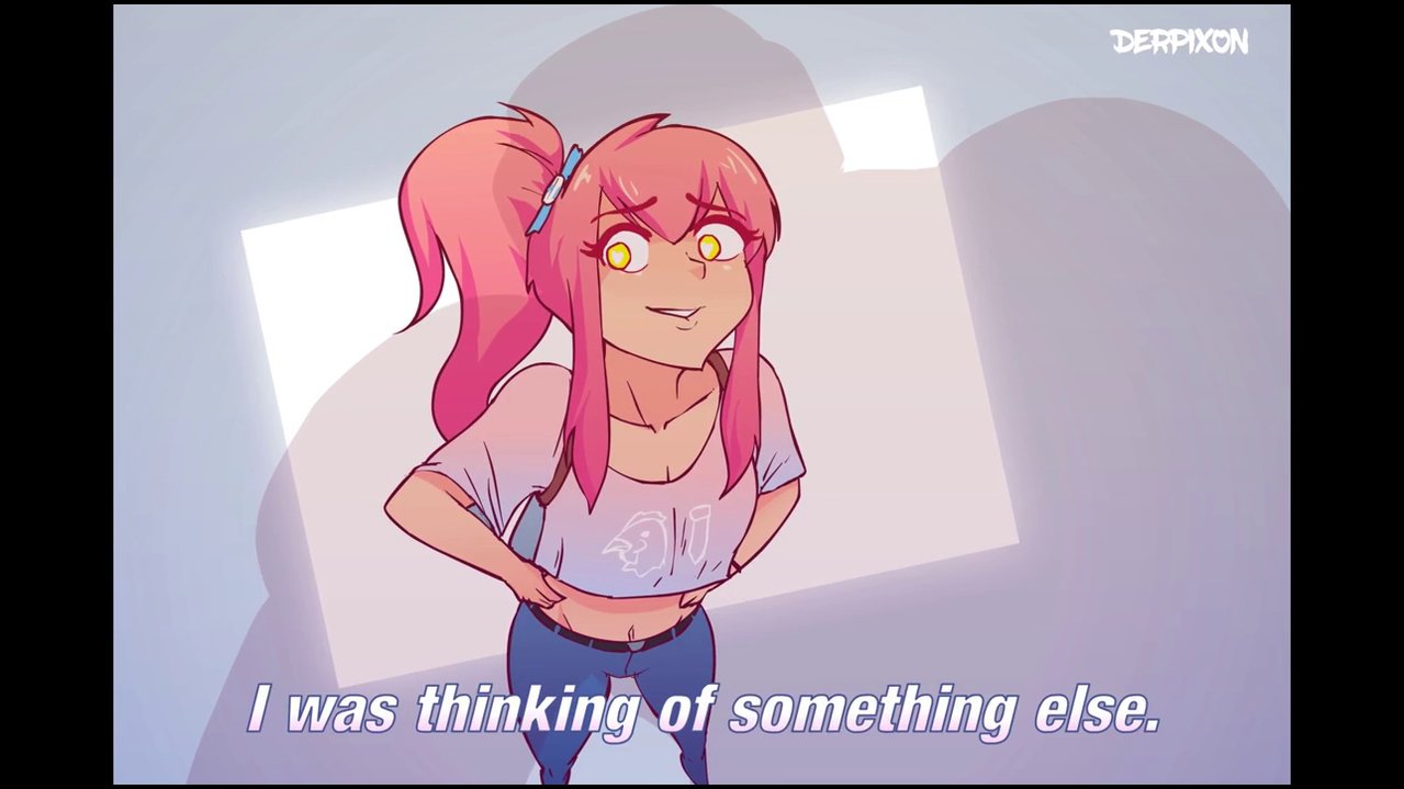 The Artist Migration - Pink haired cartoon girl dreams of rough sex gangbang and.mp4