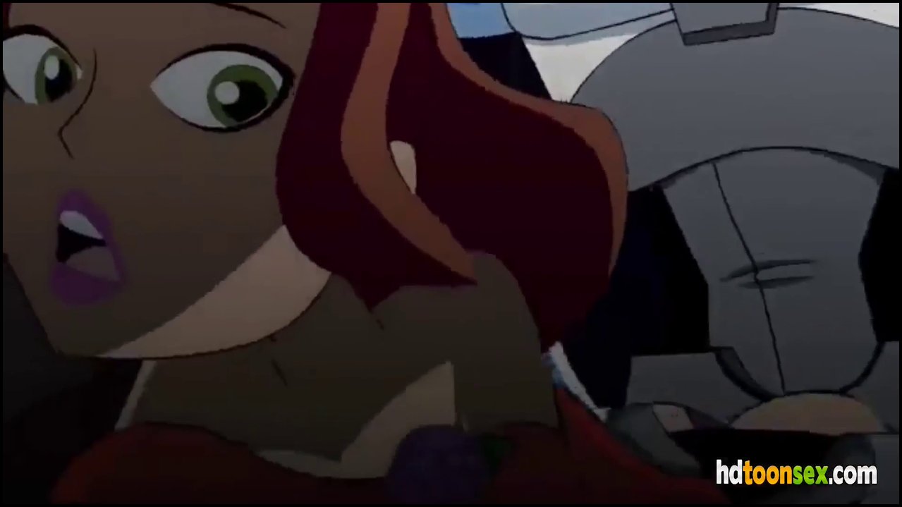 Horny cyborg decides to bang the hot cartoon redhead in both her holes (1).mp4