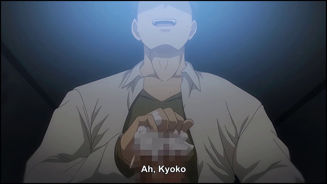 Dirty Girlfriend - Hentai girlfriend fucks fat teacher while boyfriend watches (.mp4